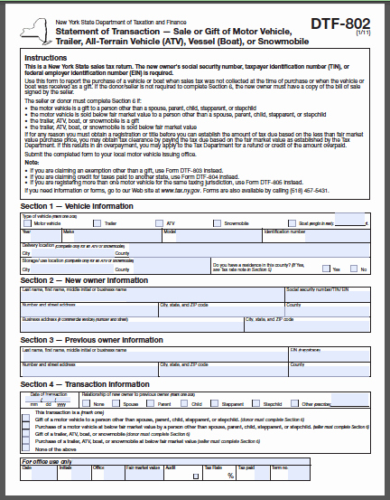 Dmv Bill Of Sale Template Unique New York Bill Of Sale form Free Fillable Pdf forms