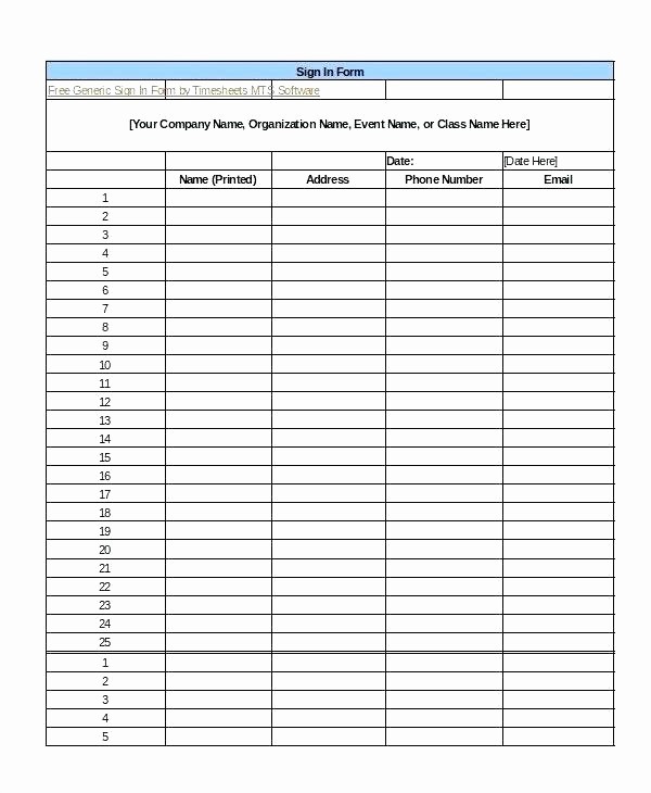 Doctor Sign In Sheet Template Inspirational 11 Doctor Sign In Sheet