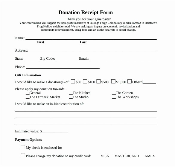 Donation form for Tax Purposes Luxury Church Donation Receipt Donation Church Donation Receipt