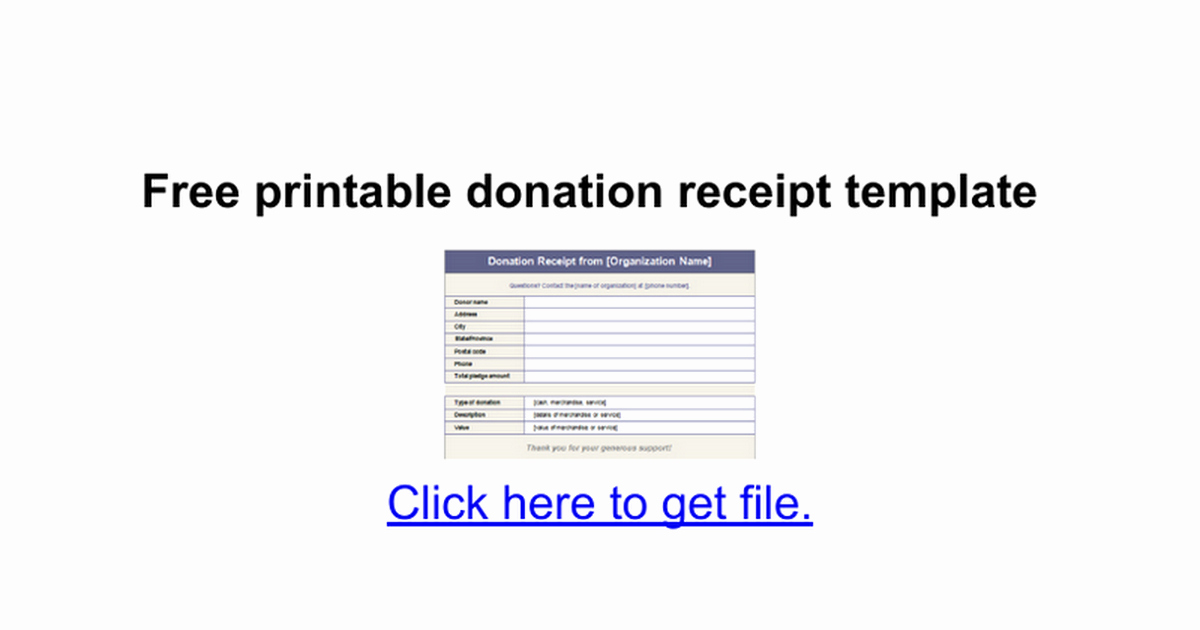 Donation Receipt Template Google Docs Elegant Free Printable Donation Receipt Template Google Docs
