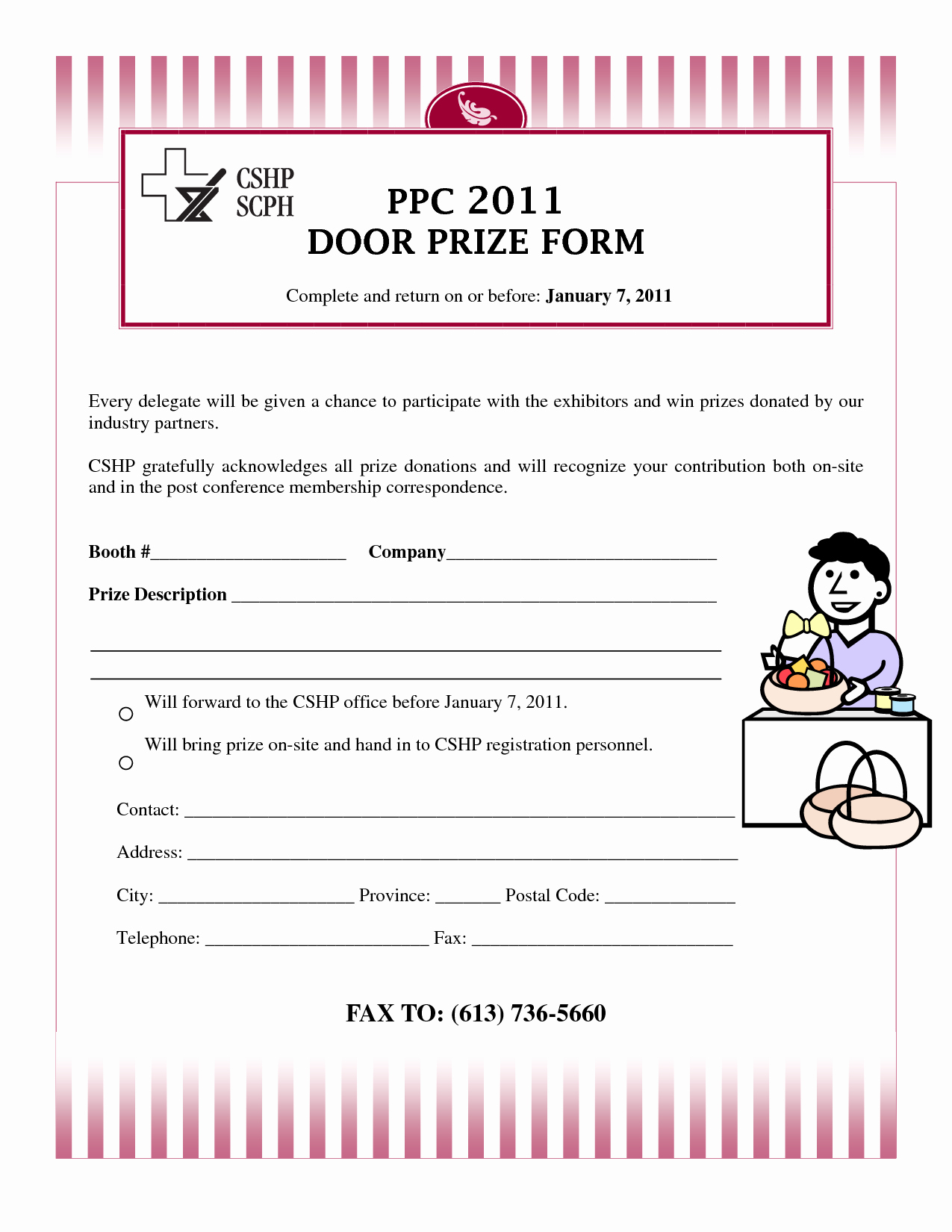 Door Prize Entry form Template Awesome 7 Best Of Door Prize Entry Templates Drawing