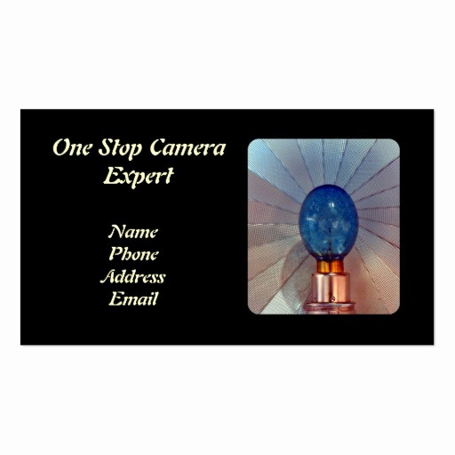 Double Sided Flash Card Template Lovely Vintage Old Camera Flash with Bulb Double Sided Standard