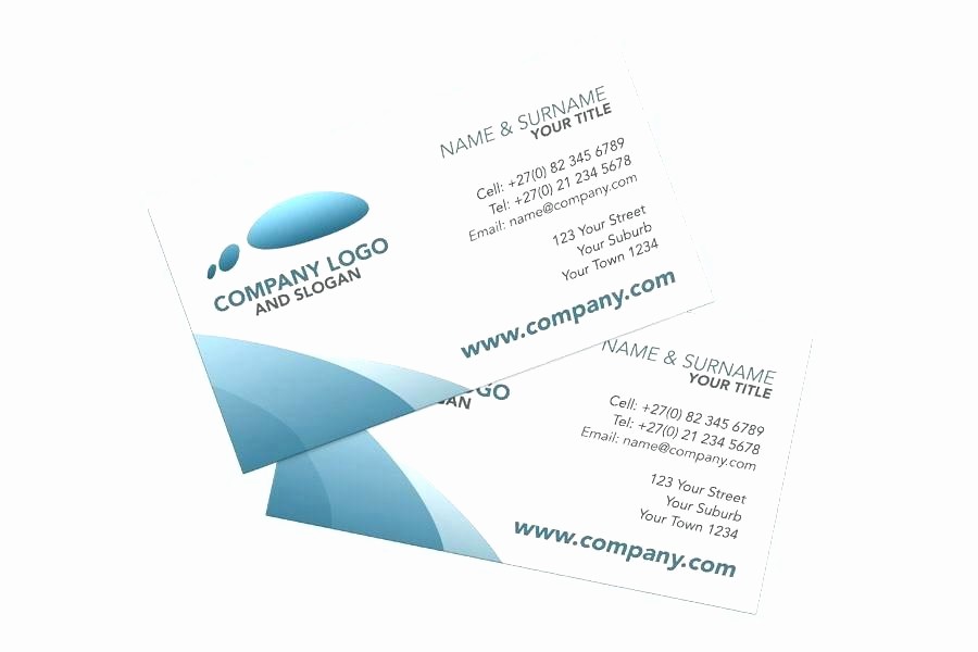 Double Sided Flash Card Template Unique Double Sided Card Template Two Sided Business Card