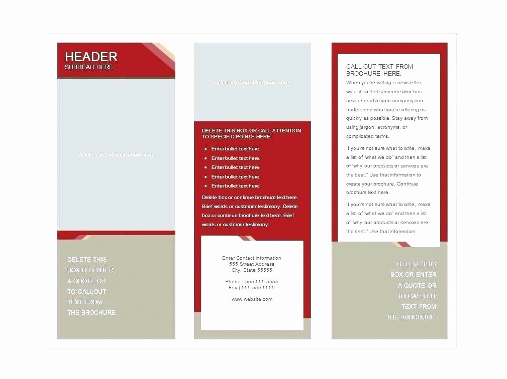 Download Brochure Templates for Word Best Of Template Brochure Word Free Brochure Templates Tri Fold