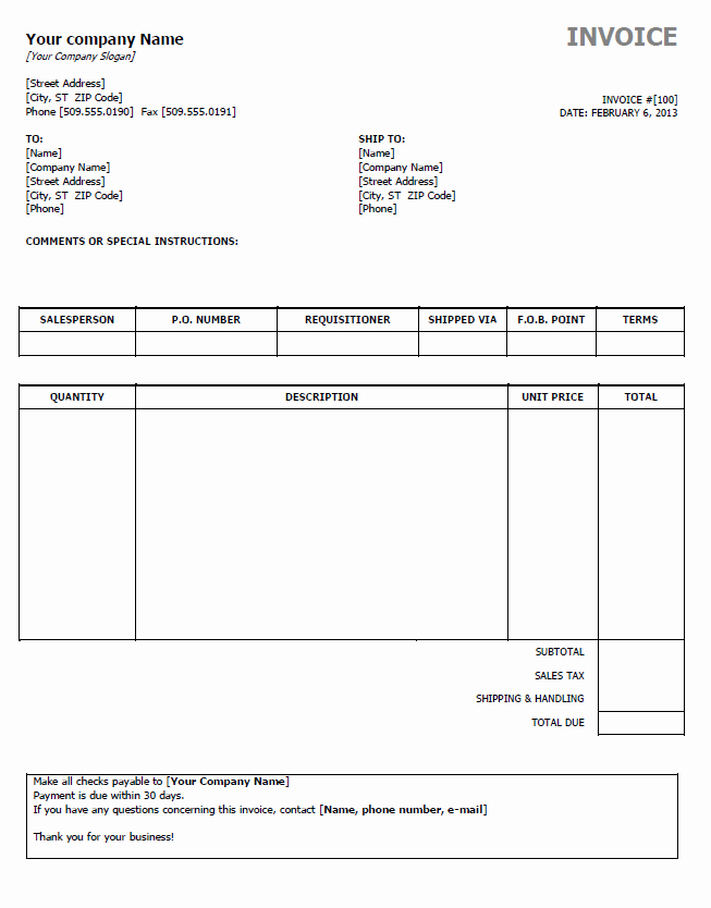 Download Invoice Template for Mac Awesome Free Template Invoices Mac Fundraisera