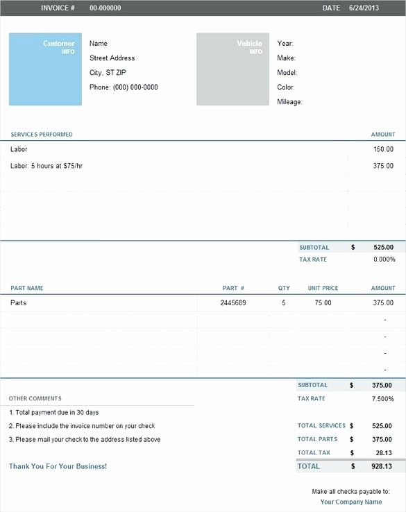 Download Invoice Template for Mac Best Of Templates for Invoices Free Excel – Kinumakiub