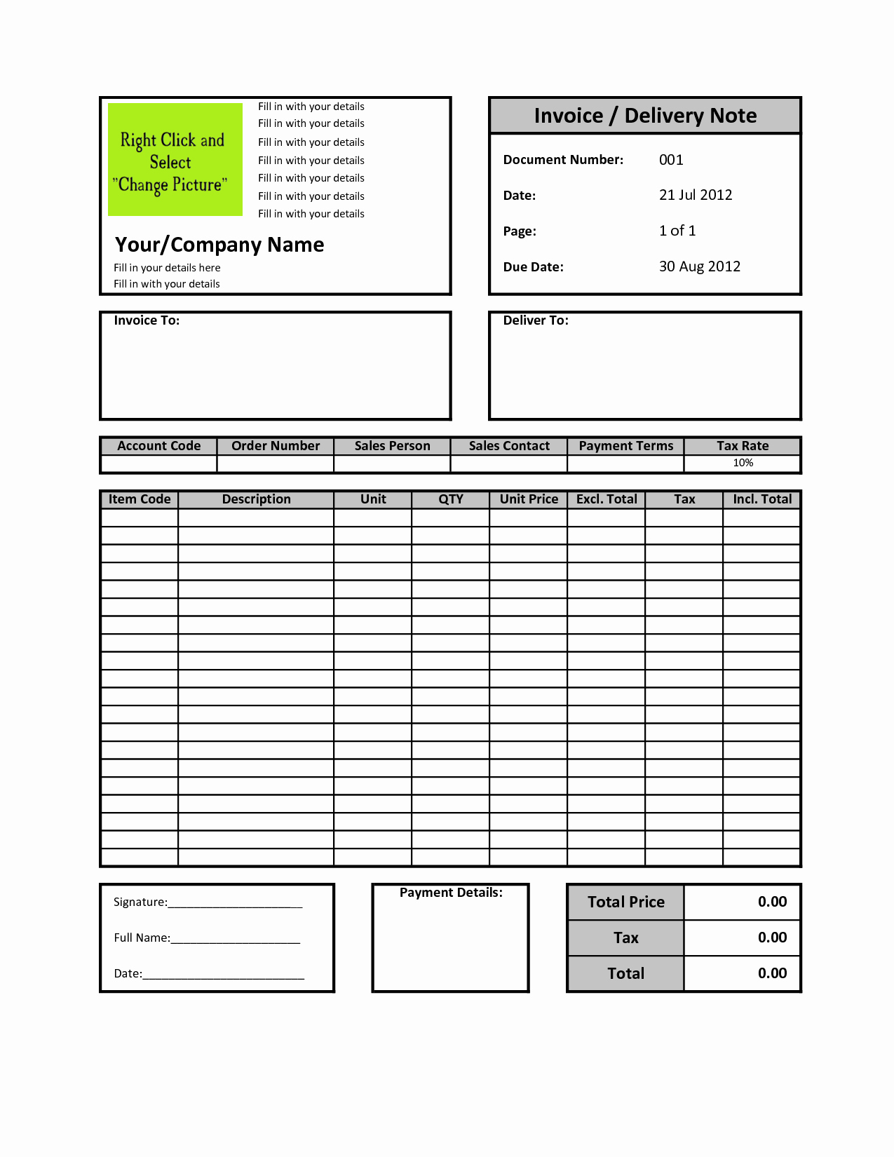 Download Invoice Template for Mac Elegant Excel Invoice Template Mac