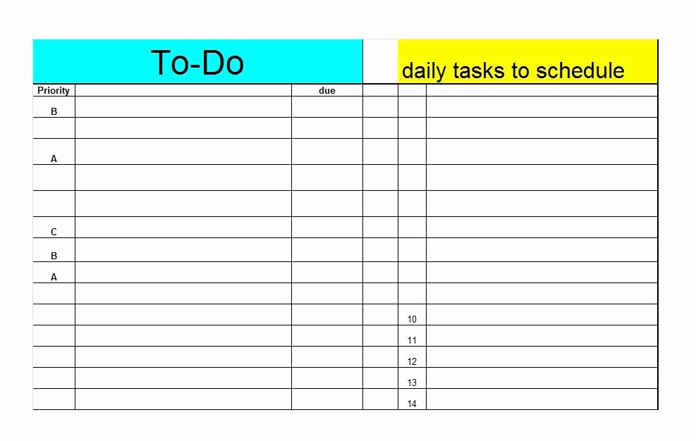 Download to Do List Template Beautiful 50 Printable to Do List &amp; Checklist Templates Excel Word