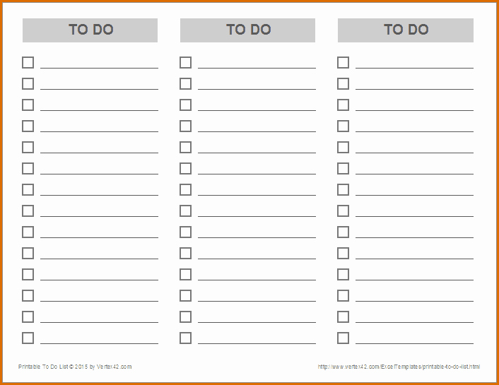 Download to Do List Template Beautiful 7 to Do Lists Templates