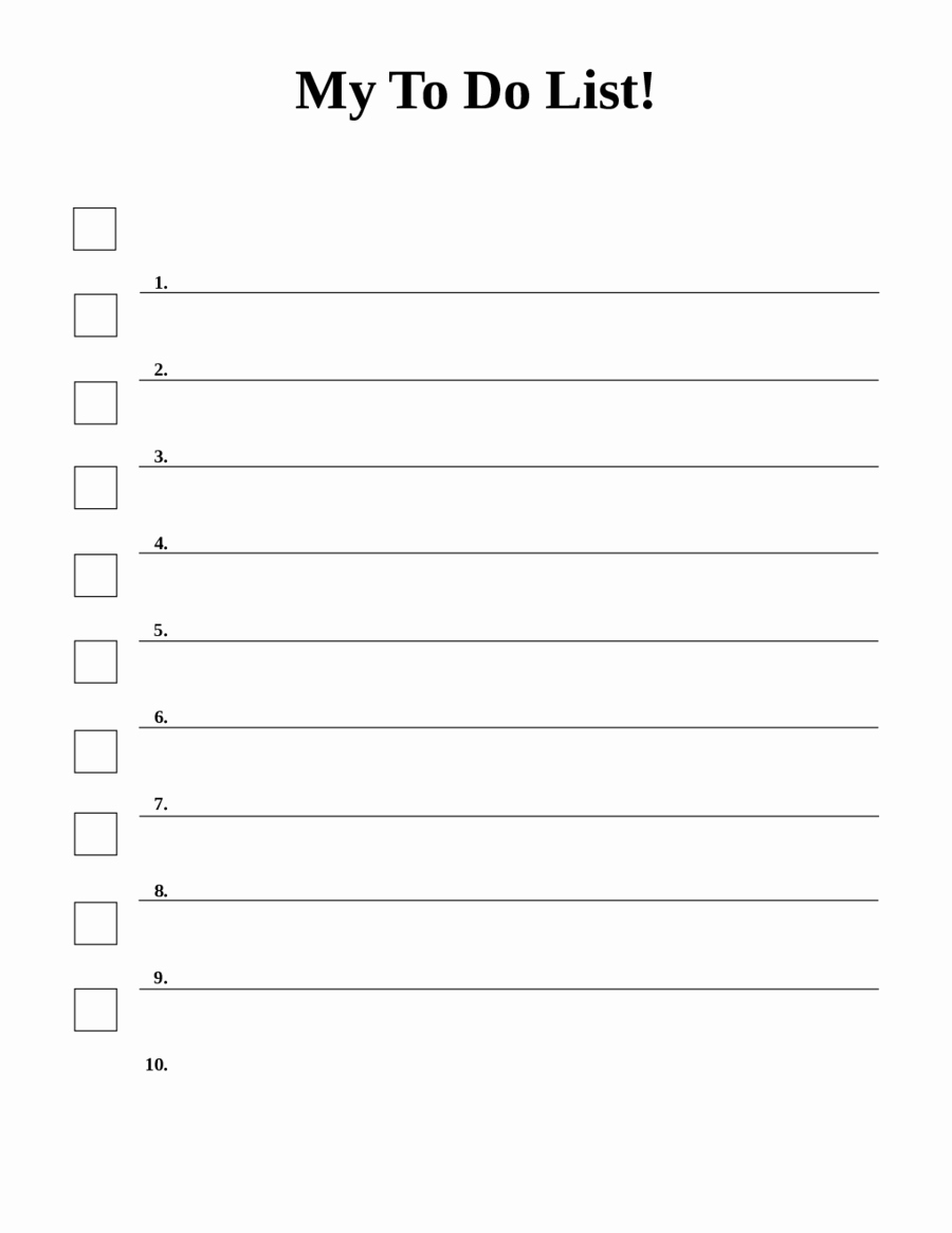 Download to Do List Template Beautiful Template Free Download to Do List Template to Do List