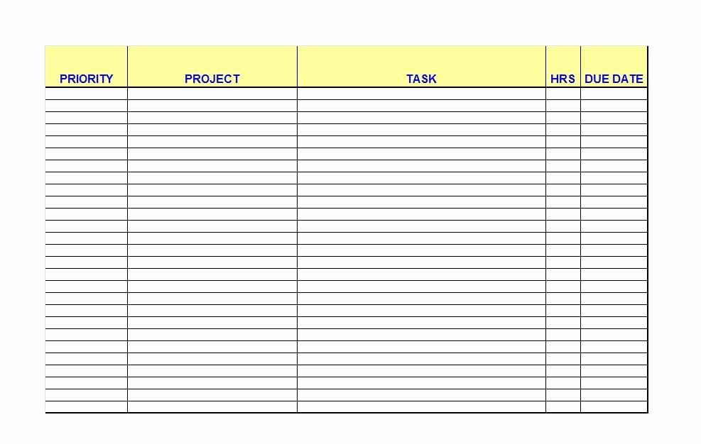 Download to Do List Template Best Of 51 Free Printable to Do List &amp; Checklist Templates Excel