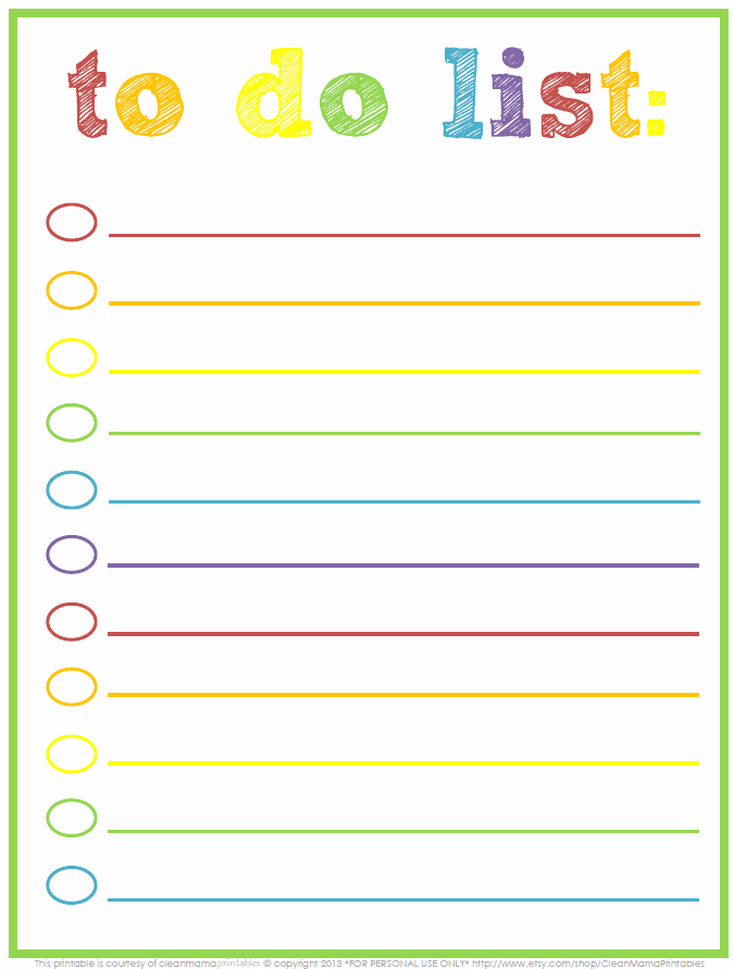 Download to Do List Template Lovely to Do Lists organizational tools for Youth On Pinterest