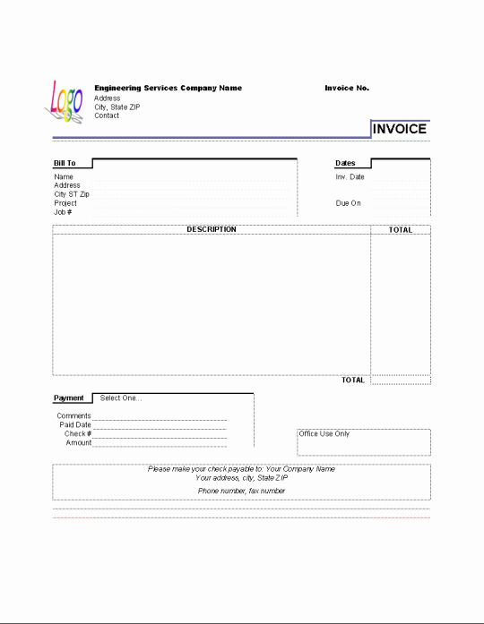 Downloadable Invoice Template for Mac Awesome Invoice Template for Ipad Free Invoice Template for Mac