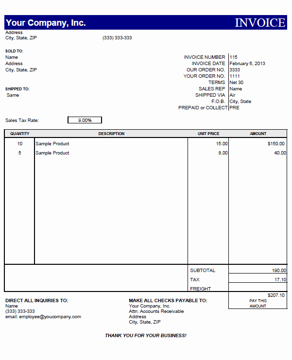 Downloadable Invoice Template for Mac Lovely Blank Invoice Templates for Mac