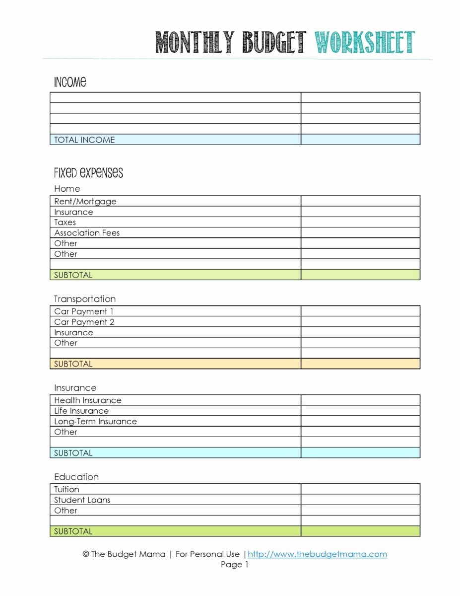 Easy Budget Spreadsheet Template Free Awesome 25 Simple Bud Template 2018