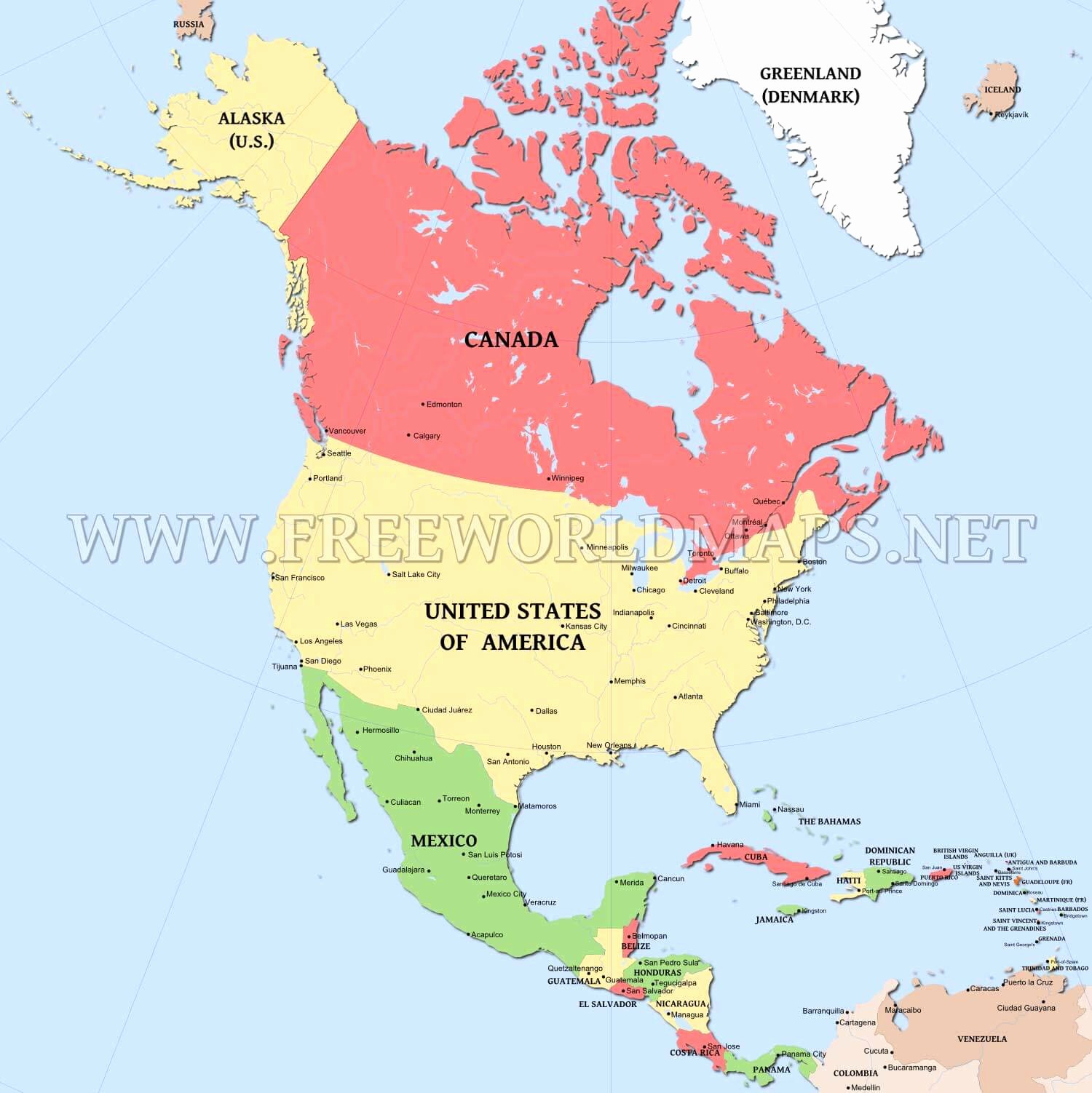 Edit Map Of the World Lovely north America Map Editable
