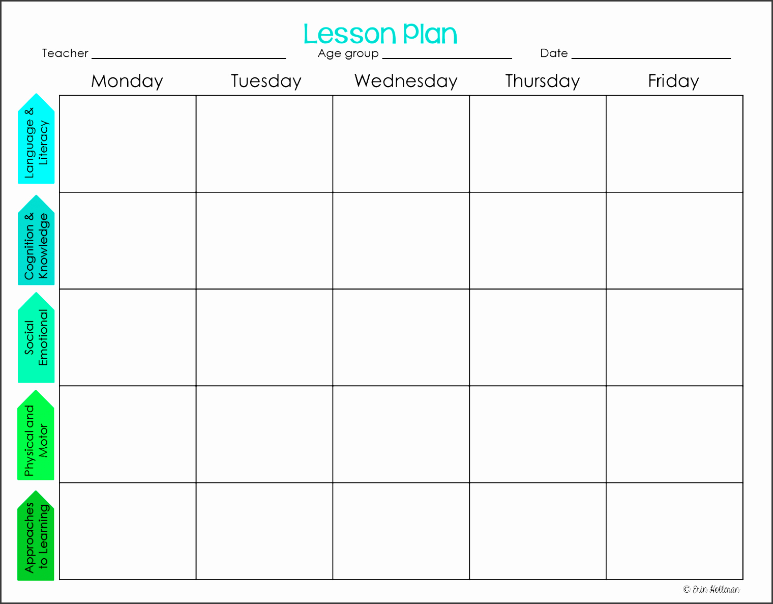 Editable Lesson Plan Template Word Elegant 7 Editable Lesson Planner Sampletemplatess