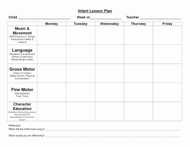 Editable Lesson Plan Template Word Fresh Editable Weekly Lesson Plan Template Word Preschool Free