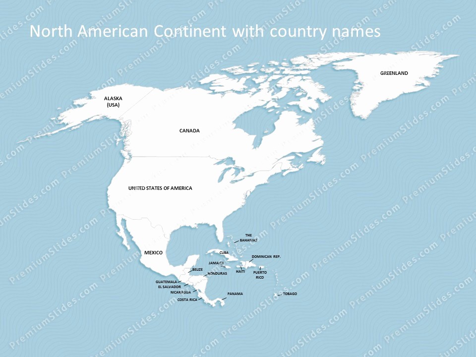 Editable Maps Of north America Lovely north America Continent Map Editable Map Of north