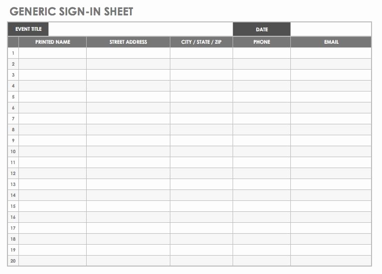 Editable Sign In Sheet Template Awesome Vendor Sign In Sheet Colombristopherbathum