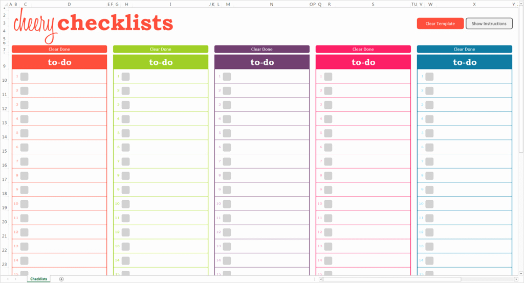 Editable to Do List Template Lovely 13 Checklist Templates Word Excel Pdf formats