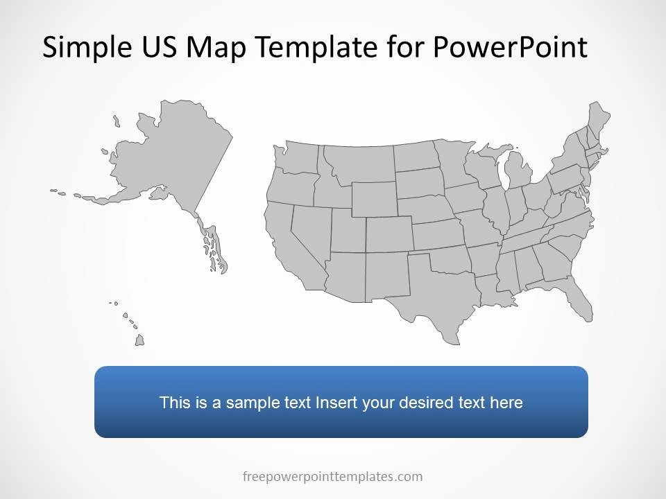 Editable Us Map for Ppt Awesome Free Us Map Template for Powerpoint