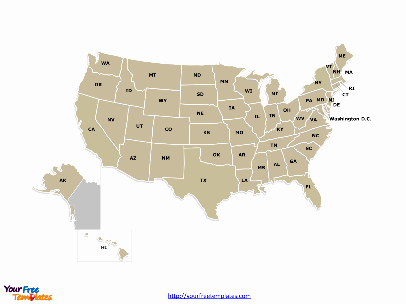 Editable Us Map for Ppt Fresh Free Usa Powerpoint Map Free Powerpoint Templates