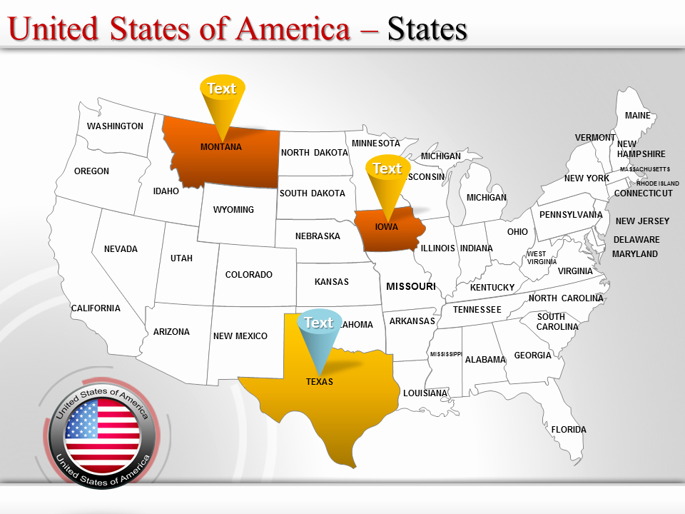 Editable Us State Map Powerpoint Fresh Best S Of Us Map Templates In Word Us Map Template