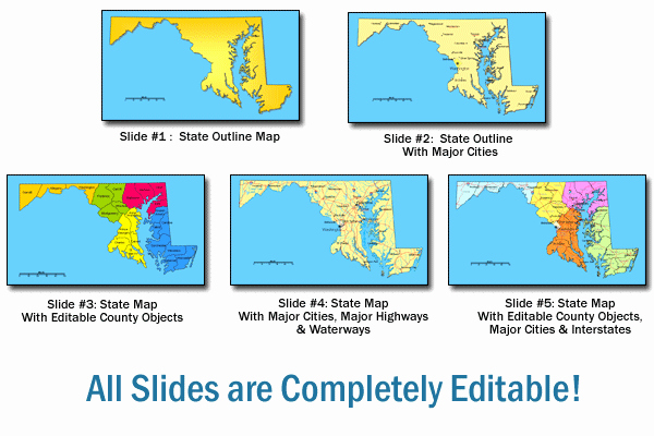 Editable Us State Map Powerpoint Luxury Powerpoint Map Collection Usa Us States Continents
