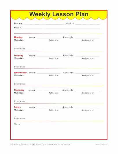 Elementary Lesson Plan Template Word Awesome 10 Weekly Lesson Plan Templates for Elementary Teachers