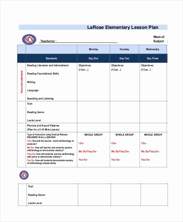 Elementary Lesson Plan Template Word Luxury Lesson Plan Template 17 Free Word Pdf Documents