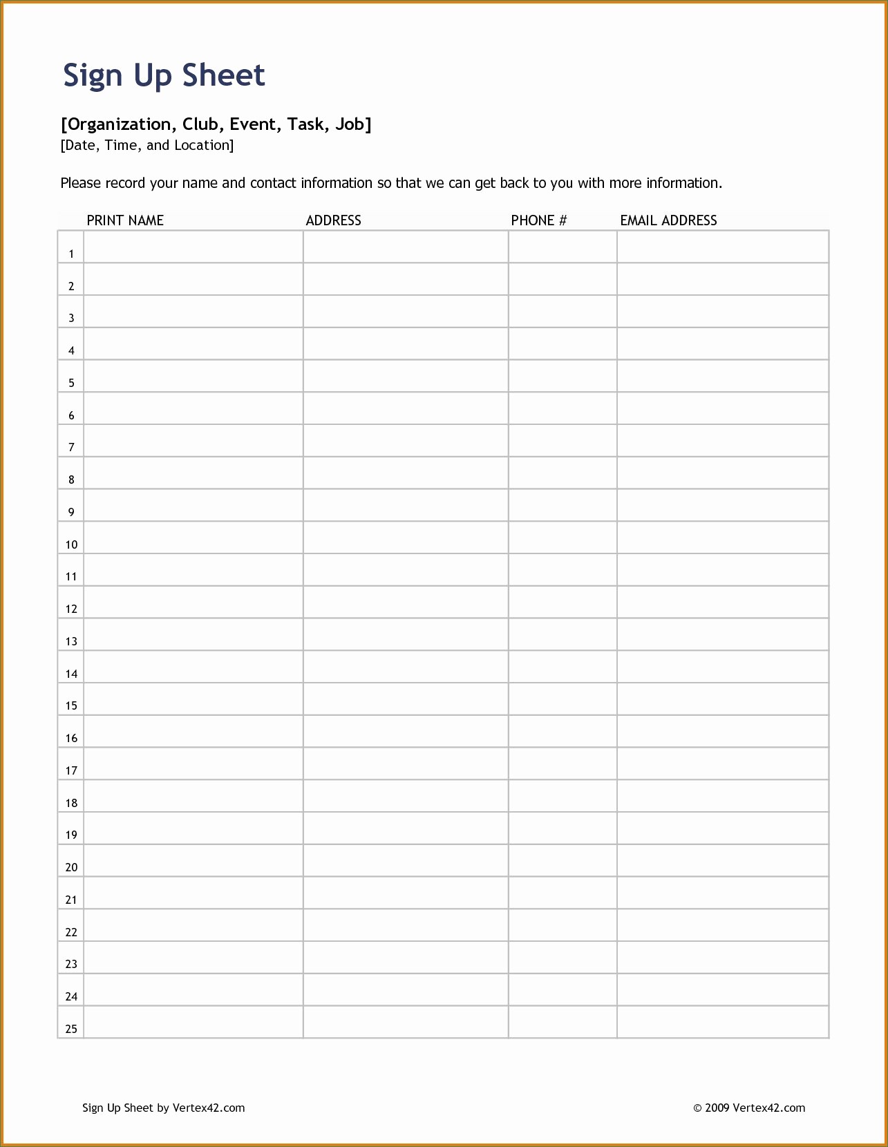 Email Sign In Sheet Template Best Of Email Signup Sheet Template Lively Sign Up Sheets 58 Free