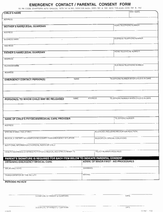 Emergency Contact form for Children Inspirational Contact form and Kid On Pinterest