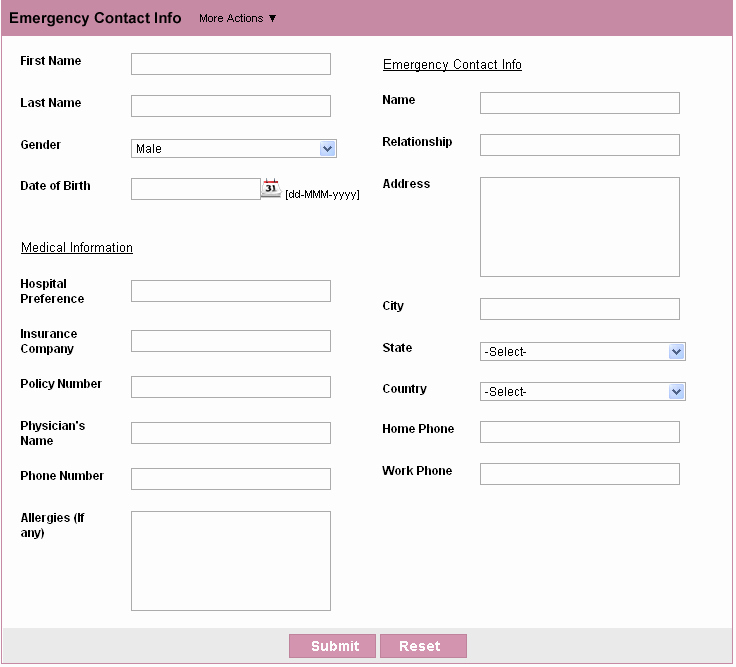 Emergency Contact form for Children Inspirational Kids Emergency Contact Information