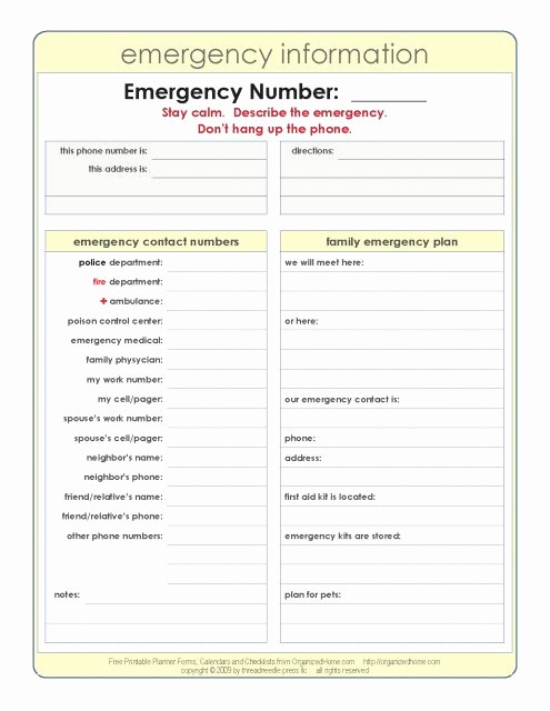 Emergency Contact List for Babysitters Beautiful 25 Best Ideas About Household Notebook On Pinterest