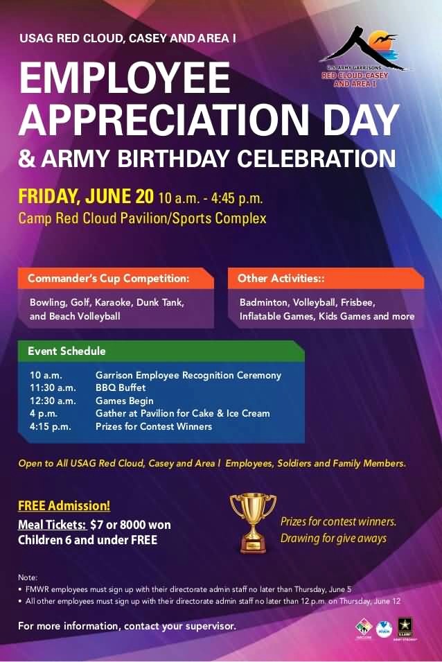 Employee Appreciation Day Flyer Template New Staff Recognition Luncheon Invitation