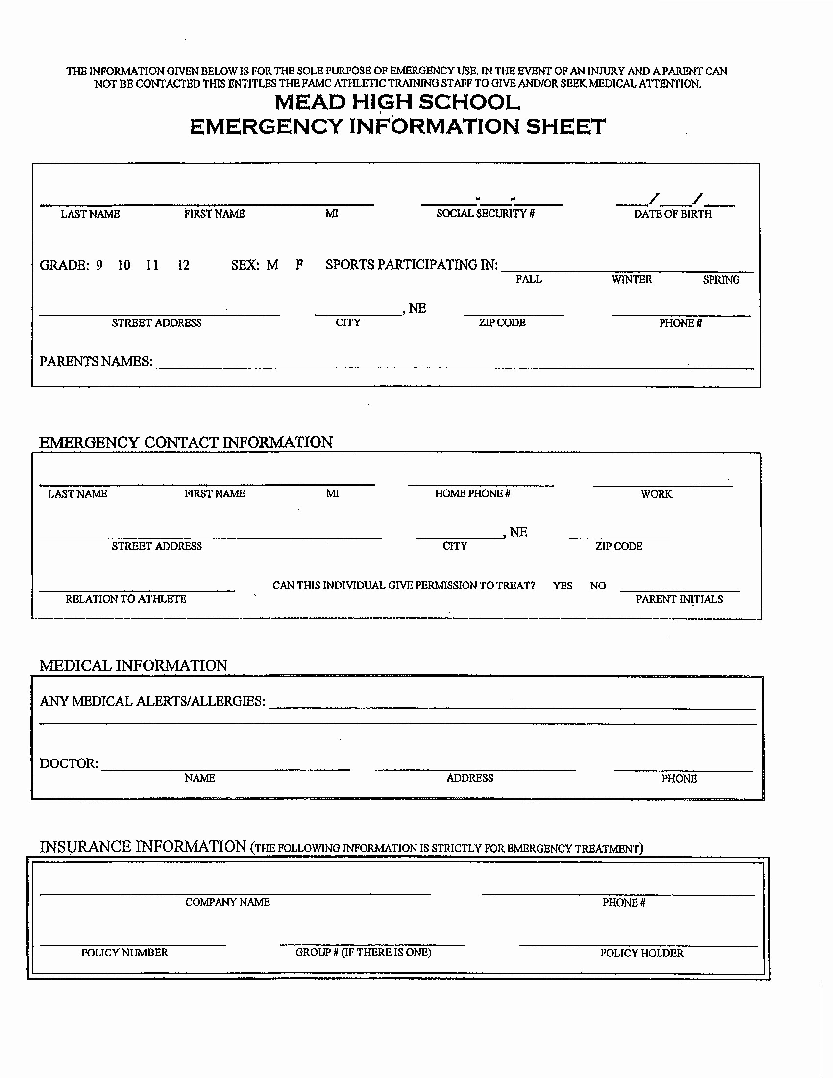 Employee Physical Exam form Template Beautiful Physical Exam form for Employment