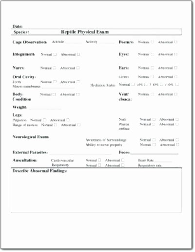 Employee Physical Exam form Template Lovely Pre Employment Physical Exam form Template Examination