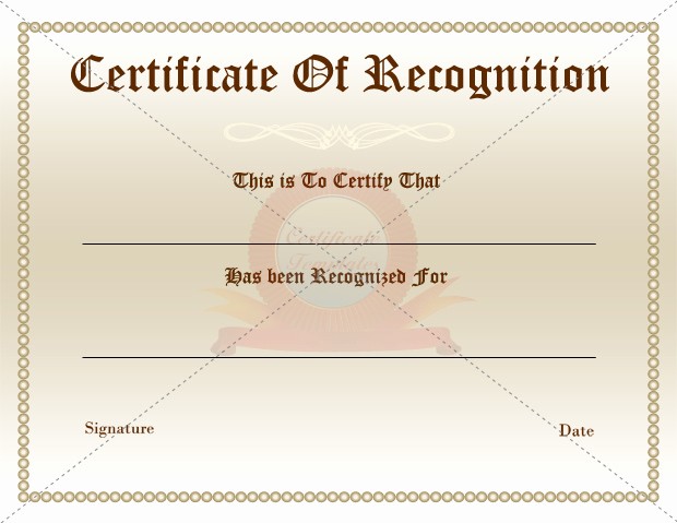 Employee Recognition Certificates Templates Free Beautiful Certificate Of Appreciation or Recognition Award Template