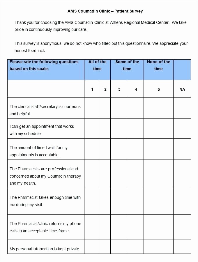 Employee Satisfaction Survey Template Word Fresh Customer Satisfaction Surveys and Questionnaire Detail