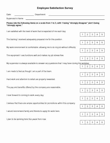 Employee Satisfaction Survey Template Word Inspirational 30 Sample Survey Templates In Microsoft Word