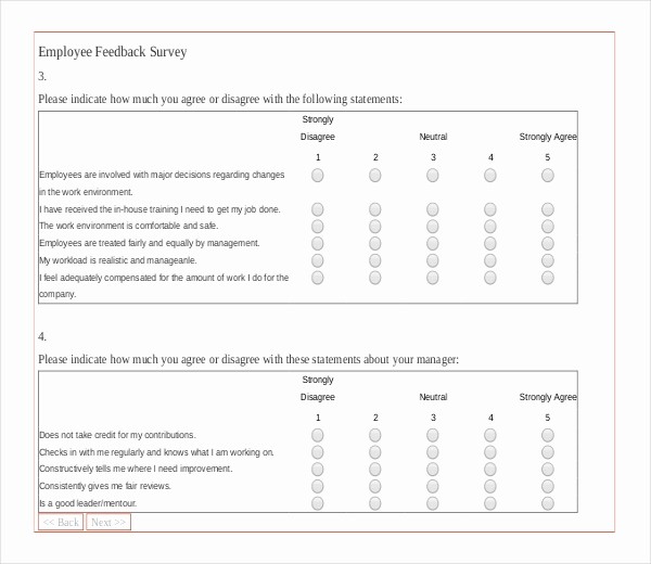 Employee Satisfaction Survey Template Word Luxury 19 Employee Survey Templates &amp; Samples Doc Pdf