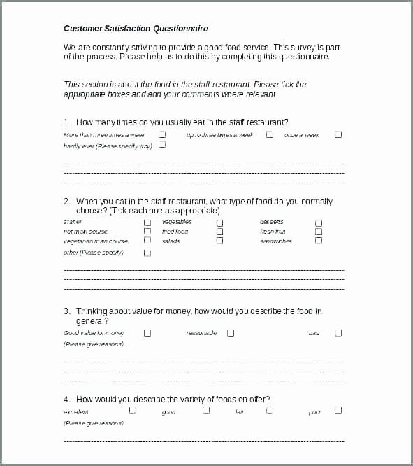 Employee Satisfaction Survey Template Word Unique Employee Job Satisfaction Questionnaire Template Diversity