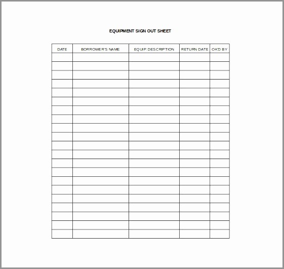 Employee Sign In Sheet Excel Luxury 6 Employee Sign In Sheet Template Excel Tapyu