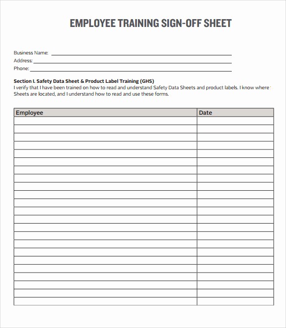 Employee Sign In Sheet Pdf Luxury 16 Sample Training Sign In Sheets