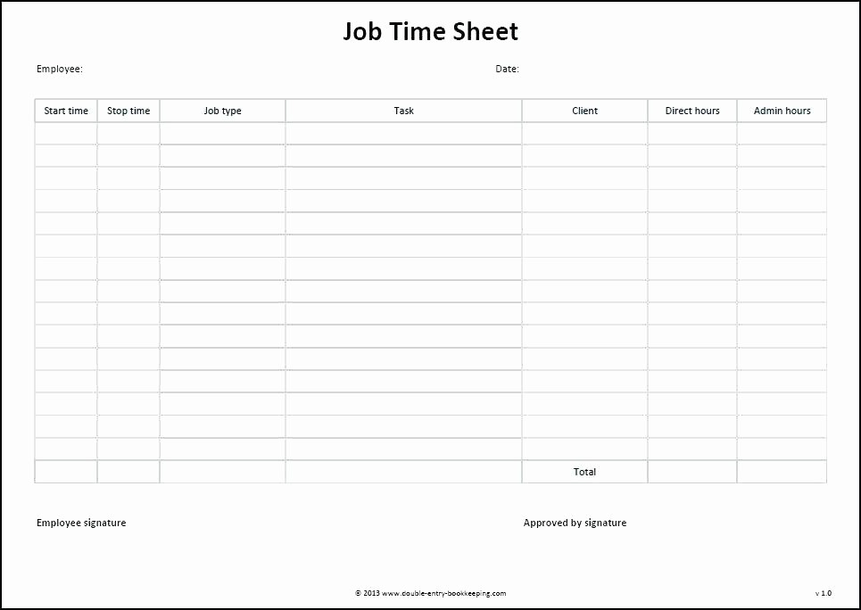 Employee Time Cards Template Free Lovely Weekly Timesheet Template Pdf Time Card Well Vision