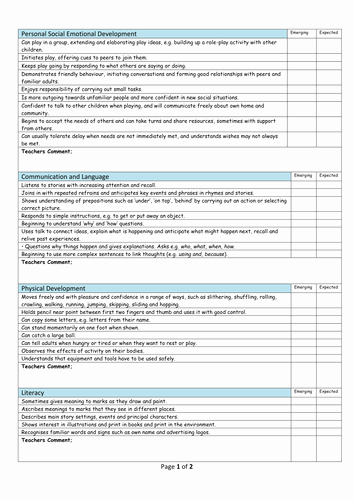 End Of Year Reports Templates Best Of End Of Year Report by Essc Teaching Resources Tes