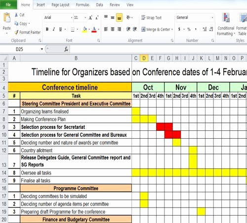 Event Planning Timeline Template Excel Best Of Free Timeline Spreadsheet Download Sample Timelines