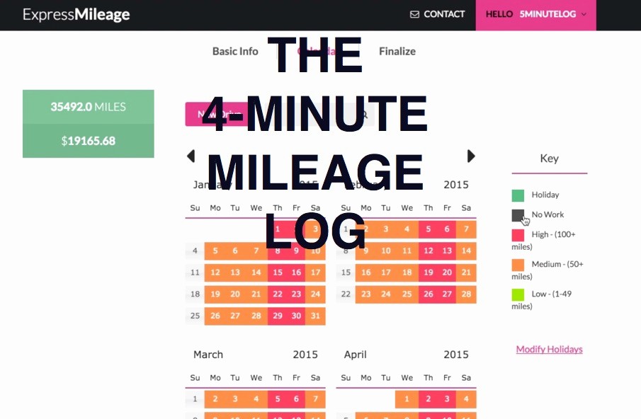 Example Mileage Log for Taxes Elegant Generate A Mileage Log In 4 Minutes
