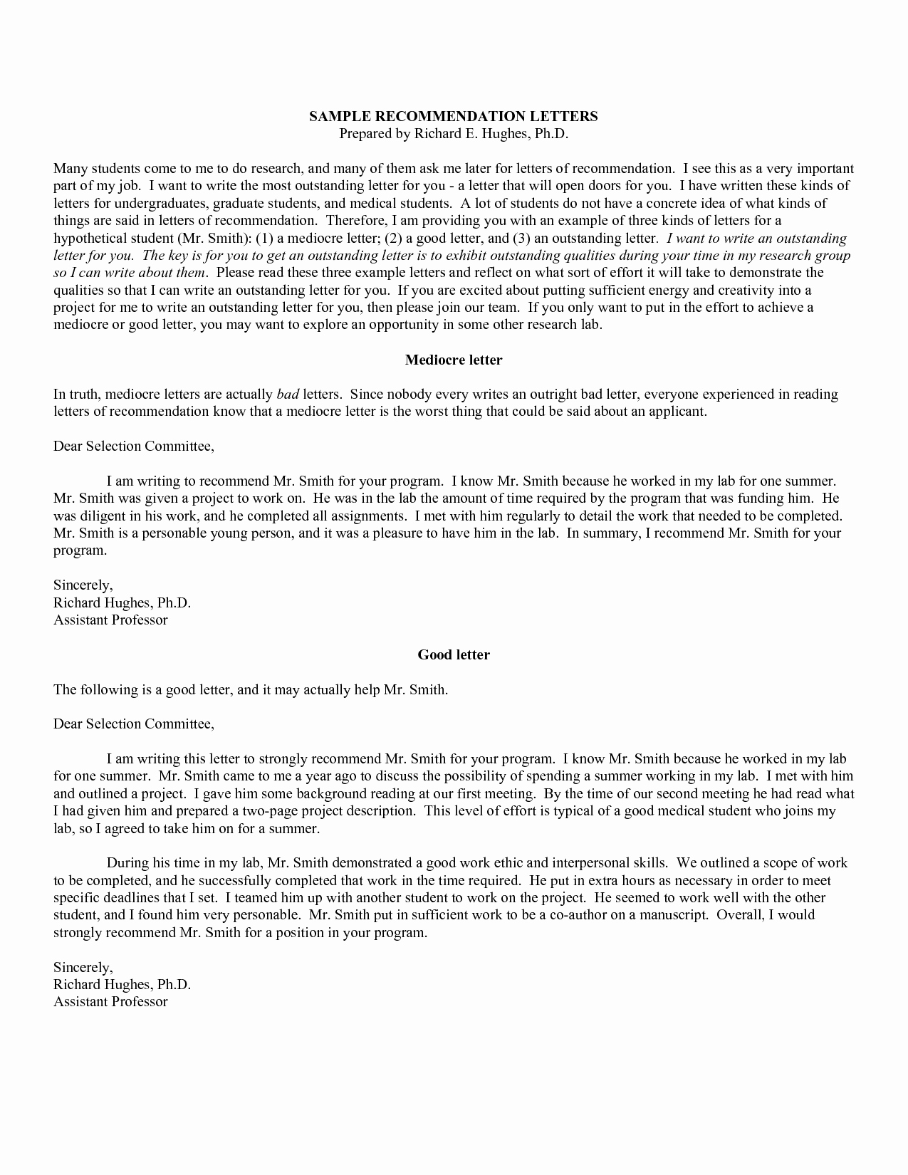 Example Of A Recommendation Letter Fresh Letters Of Re Mendation Samples